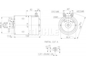 MAHLE ORIGINAL MM 152 elektrovariklis