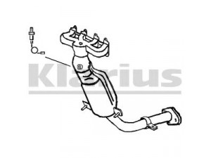 KLARIUS 321320 katalizatoriaus keitiklis 
 Išmetimo sistema -> Katalizatoriaus keitiklis
46550718, 46760737, 55196236, 46550718