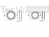 TREVI AUTOMOTIVE WB1526 rato guolio komplektas 
 Ašies montavimas/vairavimo mechanizmas/ratai -> Rato stebulė/montavimas -> Rato guolis
0099814105