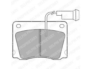 DELPHI LP209 stabdžių trinkelių rinkinys, diskinis stabdys 
 Techninės priežiūros dalys -> Papildomas remontas
GBP203, GBP90184, GBP203, JLM 9515