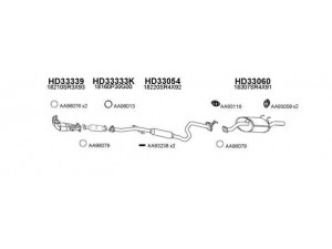 VENEPORTE 330023 išmetimo sistema