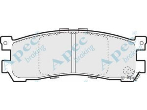 APEC braking PAD1067 stabdžių trinkelių rinkinys, diskinis stabdys
J0V126432B, J0Y12643ZA, J0Y12643ZB