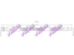 Brovex-Nelson H4506 stabdžių žarnelė 
 Stabdžių sistema -> Stabdžių žarnelės
48067, 480670, 1311457080, 71736976
