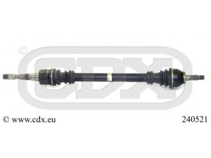 CDX 240521 kardaninis velenas 
 Ratų pavara -> Kardaninis velenas