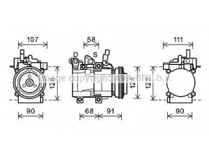 AVA QUALITY COOLING HYK321 kompresorius, oro kondicionierius 
 Oro kondicionavimas -> Kompresorius/dalys
977013A900, 977013A910