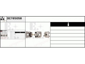 EDR DC785058 stabdžių apkaba