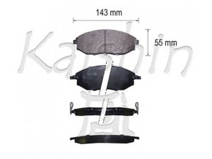 KAISHIN FK11247 stabdžių trinkelių rinkinys, diskinis stabdys 
 Techninės priežiūros dalys -> Papildomas remontas
96475027, 96475027