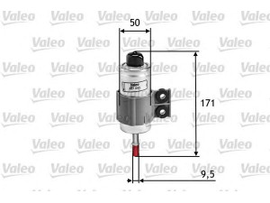 VALEO 587043 kuro filtras 
 Degalų tiekimo sistema -> Kuro filtras/korpusas
16900-S84-G01, 16900S84G01