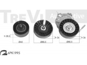 TREVI AUTOMOTIVE KA1022 V formos rumbuotas diržas, komplektas 
 Techninės priežiūros dalys -> Techninės priežiūros intervalai