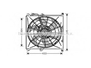 AVA QUALITY COOLING BW7503 ventiliatorius, radiatoriaus 
 Aušinimo sistema -> Oro aušinimas
64508372039, 64548369800, 8372039