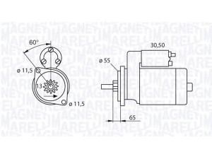 MAGNETI MARELLI 063280050010 starteris 
 Elektros įranga -> Starterio sistema -> Starteris
28100-28010