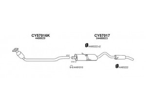 VENEPORTE 570020 išmetimo sistema