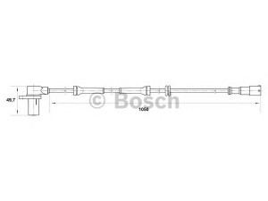 BOSCH 0 265 006 414 jutiklis, rato greitis 
 Elektros įranga -> Jutikliai
96205922