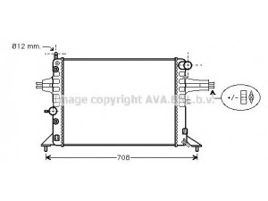 AVA QUALITY COOLING OL2256 radiatorius, variklio aušinimas 
 Aušinimo sistema -> Radiatorius/alyvos aušintuvas -> Radiatorius/dalys
1300187, 1300213, 90570726, 9202493