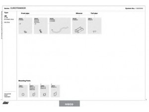 DINEX 128200046 išmetimo sistema