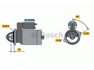 BOSCH 0 001 368 012 starteris
3553 0060A