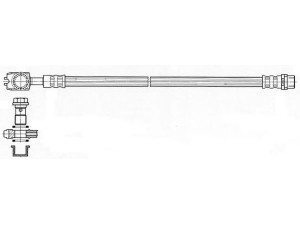 CEF 512117 stabdžių žarnelė 
 Stabdžių sistema -> Stabdžių žarnelės
8E0611775H, 8E0611775N, 8E0611775N