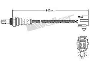WALKER PRODUCTS 250-24362 lambda jutiklis 
 Variklis -> Variklio elektra
KL62 18 861A, KL6218861