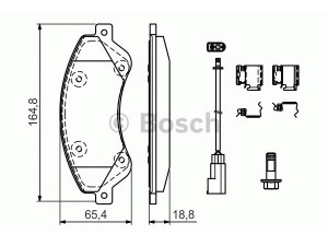 BOSCH 0 986 494 613 stabdžių trinkelių rinkinys, diskinis stabdys 
 Techninės priežiūros dalys -> Papildomas remontas
1371403, 1433954, 1534428, 1554523