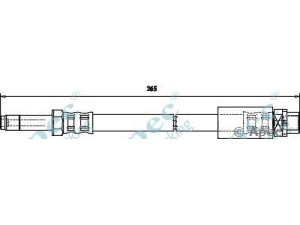 APEC braking HOS3566 stabdžių žarnelė 
 Stabdžių sistema -> Stabdžių žarnelės
34306762837, 34306768851, 34306789431