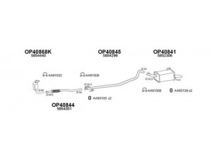 VENEPORTE 400452 išmetimo sistema 
 Išmetimo sistema -> Išmetimo sistema, visa