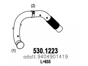 ASSO 530.1223 išleidimo kolektorius 
 Išmetimo sistema -> Išmetimo vamzdžiai
9404901419