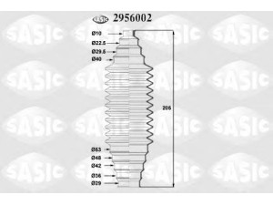 SASIC 2956002 gofruotoji membrana, vairavimas