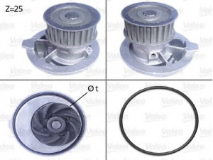 VALEO 506309 vandens siurblys 
 Aušinimo sistema -> Vandens siurblys/tarpiklis -> Vandens siurblys
1334041, 1334050, 1334053, 92065969