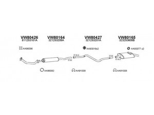 VENEPORTE 800126 išmetimo sistema 
 Išmetimo sistema -> Išmetimo sistema, visa