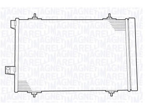 MAGNETI MARELLI 350203638000 kondensatorius, oro kondicionierius 
 Oro kondicionavimas -> Kondensatorius
9683011280, 9683011280