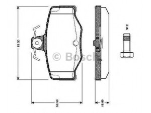 BOSCH 0 986 TB2 191 stabdžių trinkelių rinkinys, diskinis stabdys 
 Techninės priežiūros dalys -> Papildomas remontas
44060 3F025, 44060 3F085, 44060 3FD85