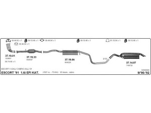 IMASAF 525000069 išmetimo sistema 
 Išmetimo sistema -> Išmetimo sistema, visa
