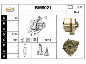 SNRA BM8021 kintamosios srovės generatorius 
 Elektros įranga -> Kint. sr. generatorius/dalys -> Kintamosios srovės generatorius
12311713449, 12311713450, 12311726602