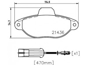 MINTEX MDK0020 stabdžių rinkinys, diskiniai stabdžiai 
 Stabdžių sistema -> Diskinis stabdys -> Stabdžių remonto rinkinys
105412201500, 60576335, 60800345