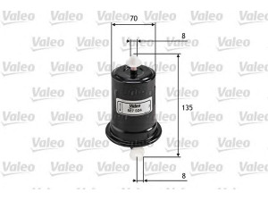 VALEO 587024 kuro filtras 
 Techninės priežiūros dalys -> Papildomas remontas
15410-65D00, 1541065D00