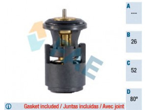 FAE 5320680 termostatas, aušinimo skystis 
 Aušinimo sistema -> Termostatas/tarpiklis -> Thermostat
032 121 110 C