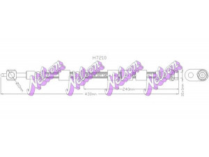 Brovex-Nelson H7210 stabdžių žarnelė 
 Stabdžių sistema -> Stabdžių žarnelės
1751661, 1773093, AY112078AA, AY112078AB
