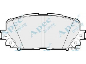 APEC braking PAD1572 stabdžių trinkelių rinkinys, diskinis stabdys 
 Techninės priežiūros dalys -> Papildomas remontas
0446552270, 446552270