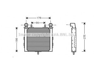AVA QUALITY COOLING RT3225 alyvos aušintuvas, variklio alyva 
 Aušinimo sistema -> Radiatorius/alyvos aušintuvas -> Alyvos aušintuvas
7700838139