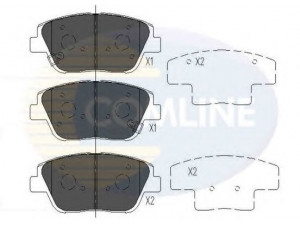 COMLINE CBP36080 stabdžių trinkelių rinkinys, diskinis stabdys 
 Techninės priežiūros dalys -> Papildomas remontas
581012TA50