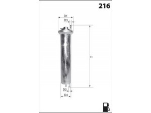MECAFILTER ELE6066 kuro filtras 
 Techninės priežiūros dalys -> Papildomas remontas
13321439407, 13327503413, 13327512017