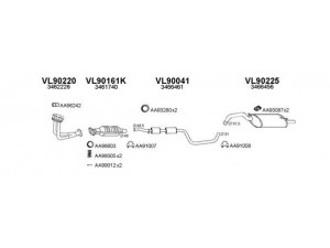 VENEPORTE 900082 išmetimo sistema 
 Išmetimo sistema -> Išmetimo sistema, visa