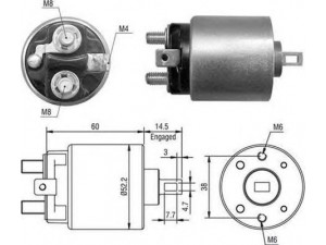 MAGNETI MARELLI 940113050023 solenoidinis jungiklis, starteris
S114808