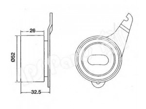 IPS Parts ITB-6304 įtempiklis, paskirstymo diržas
F805-12-700C