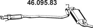 EBERSPÄCHER 46.095.83 galinis duslintuvas 
 Išmetimo sistema -> Duslintuvas
14300-61G01, 14300-61G22