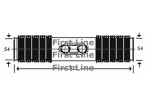 FIRST LINE FSG3190 gofruotoji membrana, vairavimas 
 Vairavimas -> Gofruotoji membrana/sandarinimai
4402772, 520540