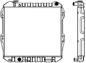 SAKURA  Automotive 1461-0321 radiatorius, variklio aušinimas