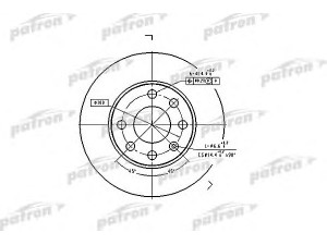 PATRON PBD1608 stabdžių diskas 
 Dviratė transporto priemonės -> Stabdžių sistema -> Stabdžių diskai / priedai
569030, 90008005, 90111242