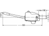 HELLA 6BA 001 592-001 vairo kolonėlės jungiklis
3 050 960 R 92, D11 25493910, 306 1401 M8