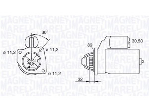 MAGNETI MARELLI 063207145010 starteris
01102343M, 11023U3M, 16974U91M